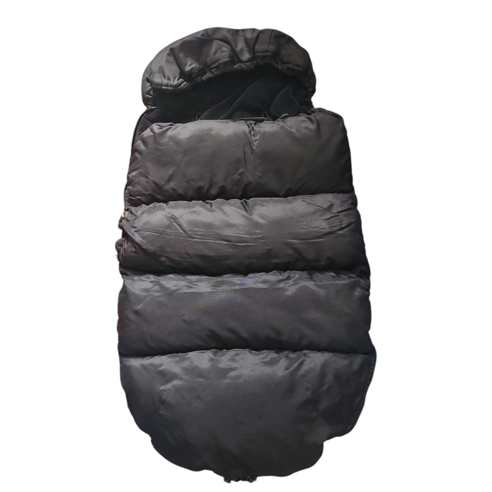 Black Puffer Stroller/Carseat Cover